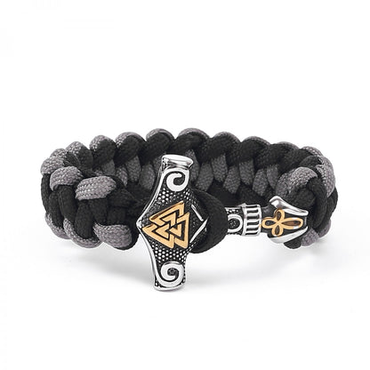 Armband - "Mjölner-Valknut"