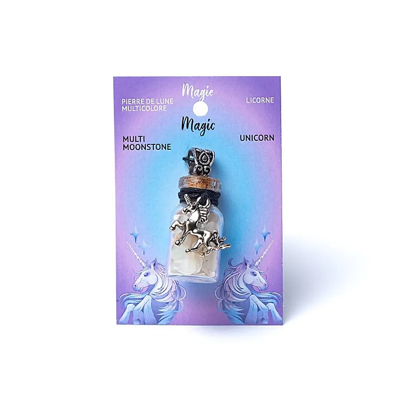 Presentflaska i glas med Ädelstenar - olika typer