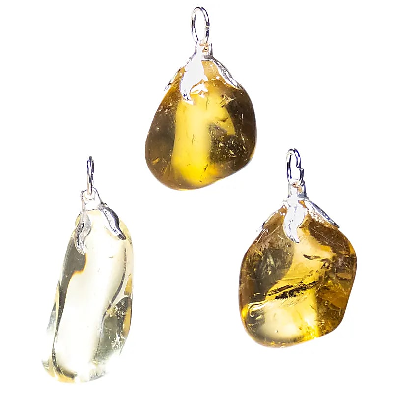 Gemstone pendant Citrine