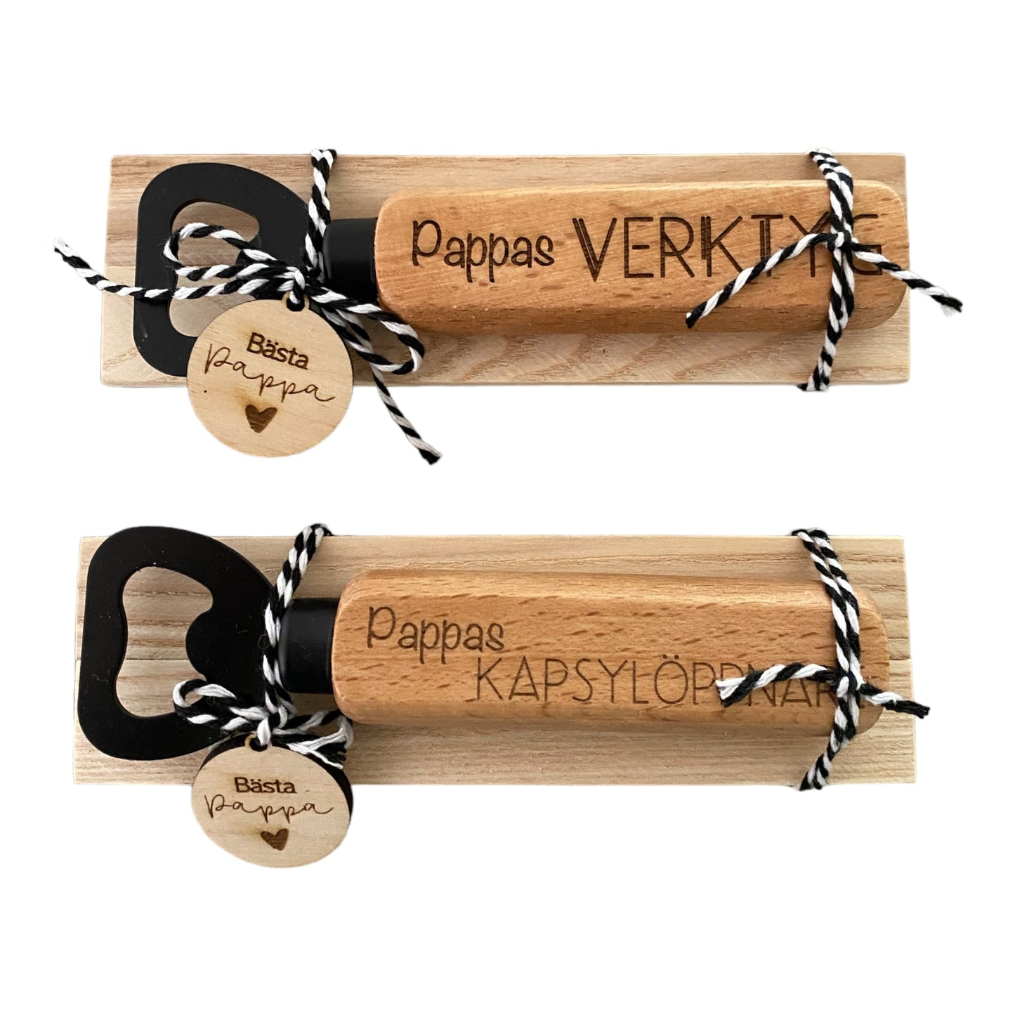 Personligt graverad flasköppnare