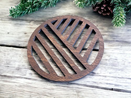 Untersetzer „Nordic Coffee Flow“ – verschiedene Varianten