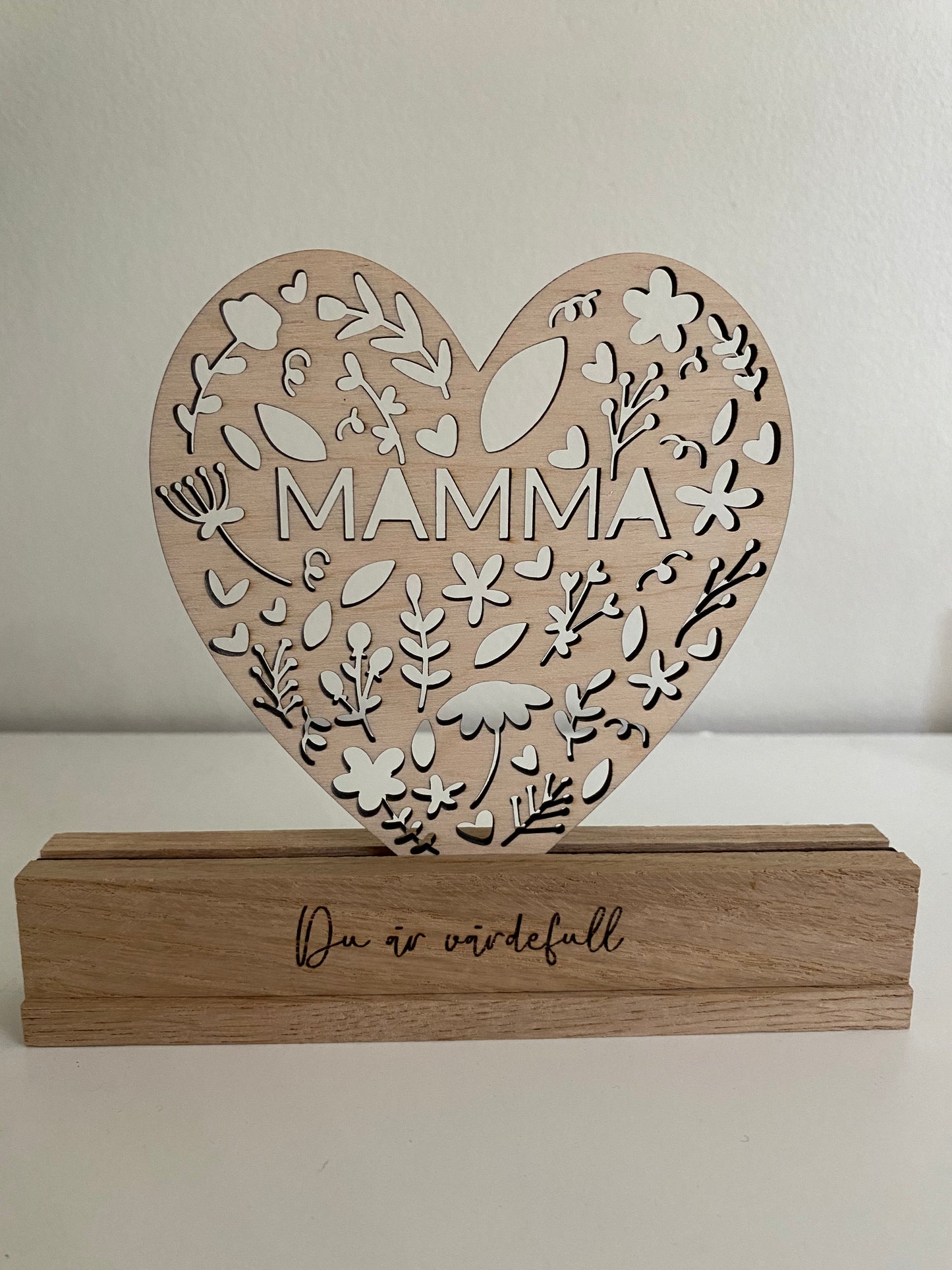 Dekorativt hjärta – Till någon du älskar