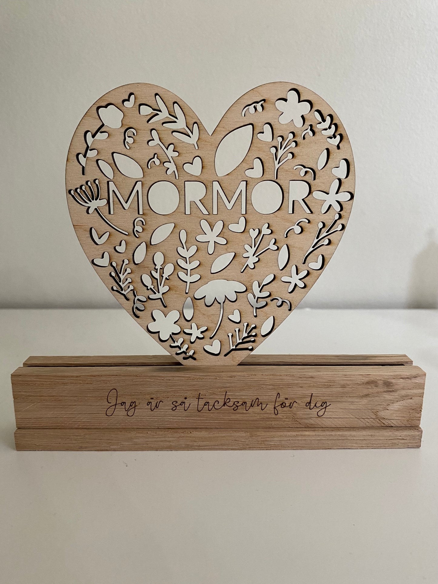 Dekorativt hjärta – Till någon du älskar