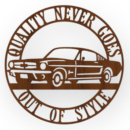 🏎️ Wall decoration – "Quality never goes out of style" 🛠️✨