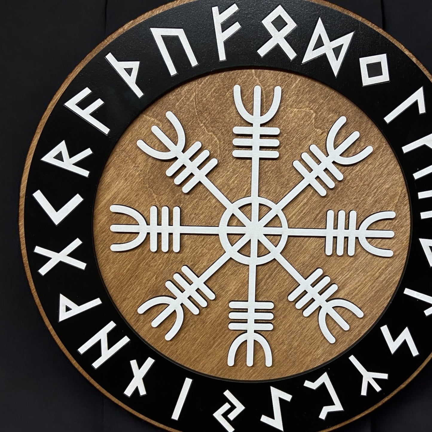 Deko Skylt "Viking Vegvisir" - Typ 2, Vers. 3