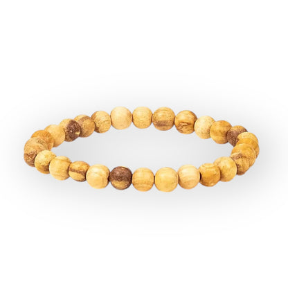 Palo Santo Bracelet, round beads - Size "S"