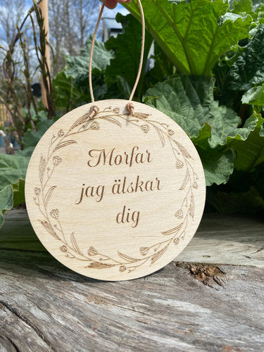 Wooden sign - with nice text - the perfect gift!