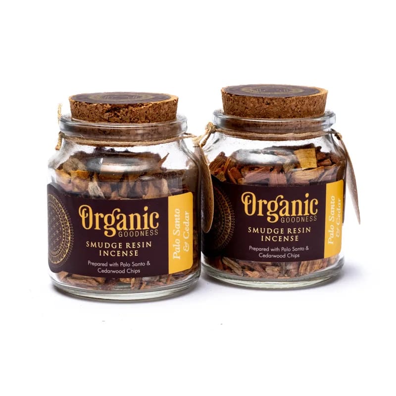 Natürlicher Räucherharz für Aromatherapie "Palo Santo & Zedernholz"