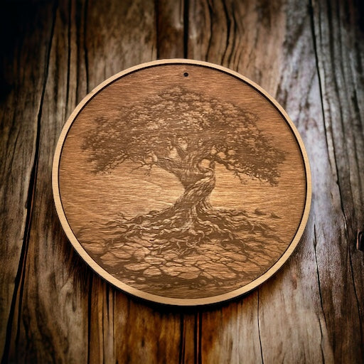 Väggdekoration "Tree of Life" med ram