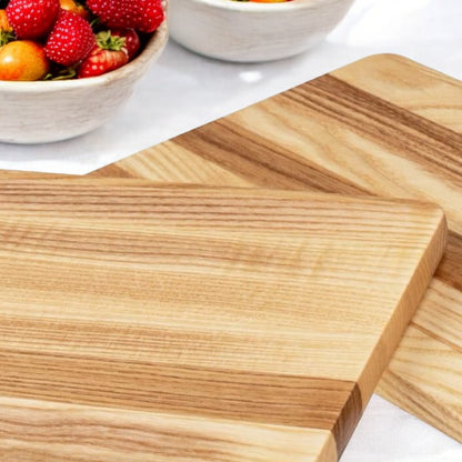 Frukostbräda av oljad ask - 26 x 15 x 1,2 cm