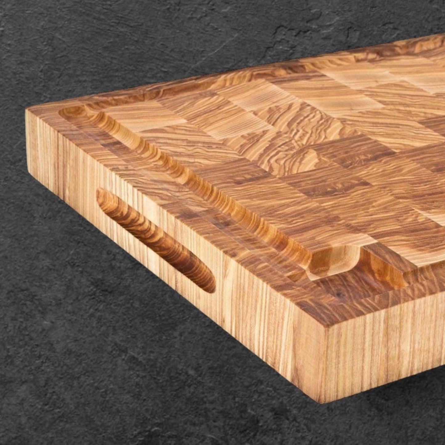 Massivt Skärbräda i ädelt Askträ - 54 x 30 x 5 cm