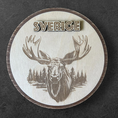 Bild mit Ölrahmen „Majestät des Nordens“ 