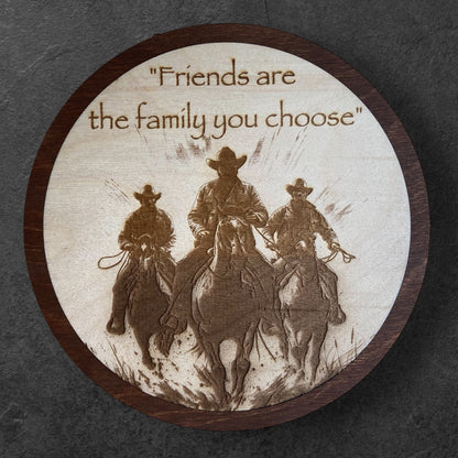 Wall decoration "Friends are the Family you choose" 