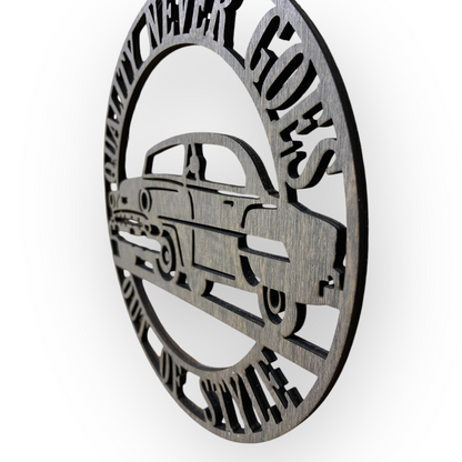 🏎️ Wall decoration – "Quality never goes out of style" 🛠️✨