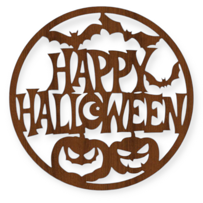 Dekoschild „Happy Halloween“