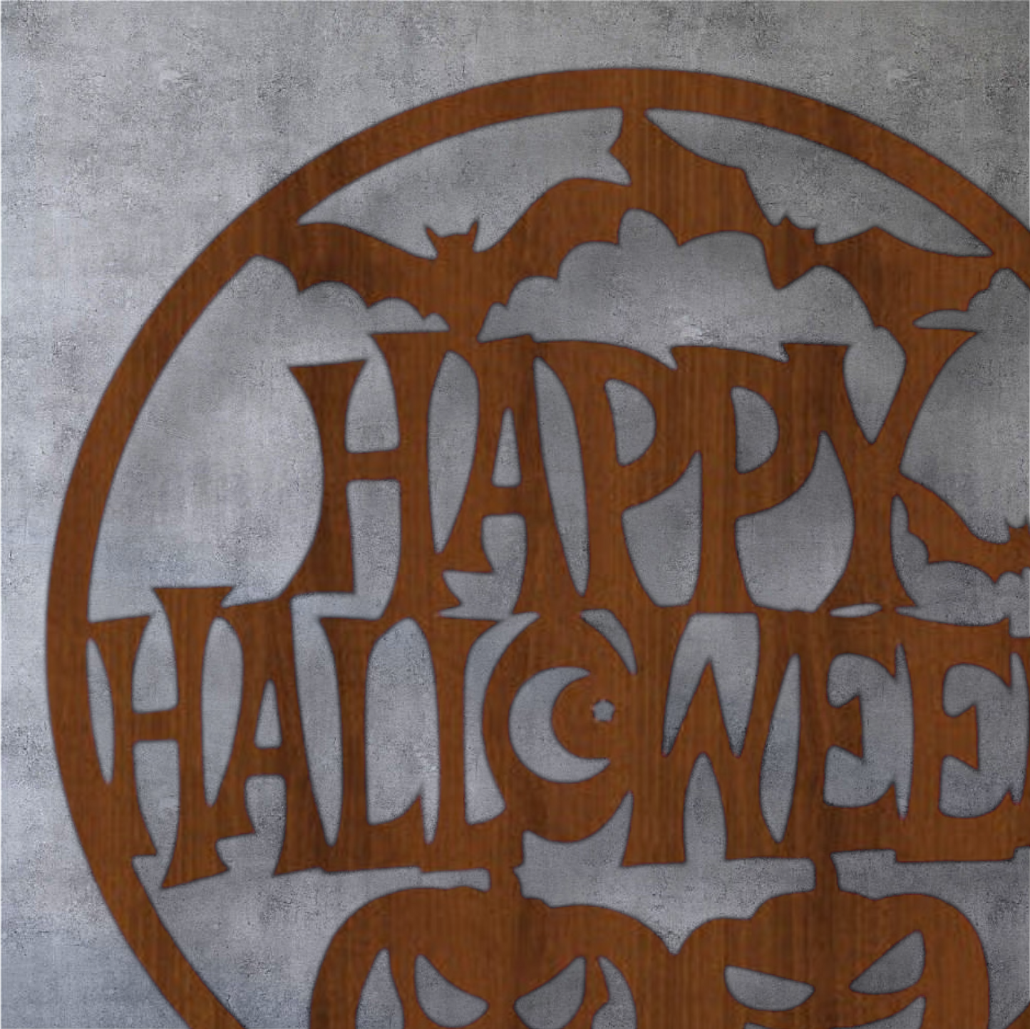 Dekoschild „Happy Halloween“