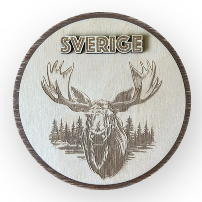 Bild mit Ölrahmen „Majestät des Nordens“ 