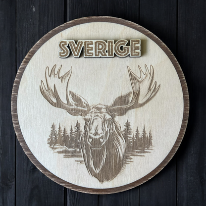 Bild mit Ölrahmen „Majestät des Nordens“ 