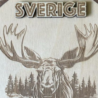 Bild mit Ölrahmen „Majestät des Nordens“ 