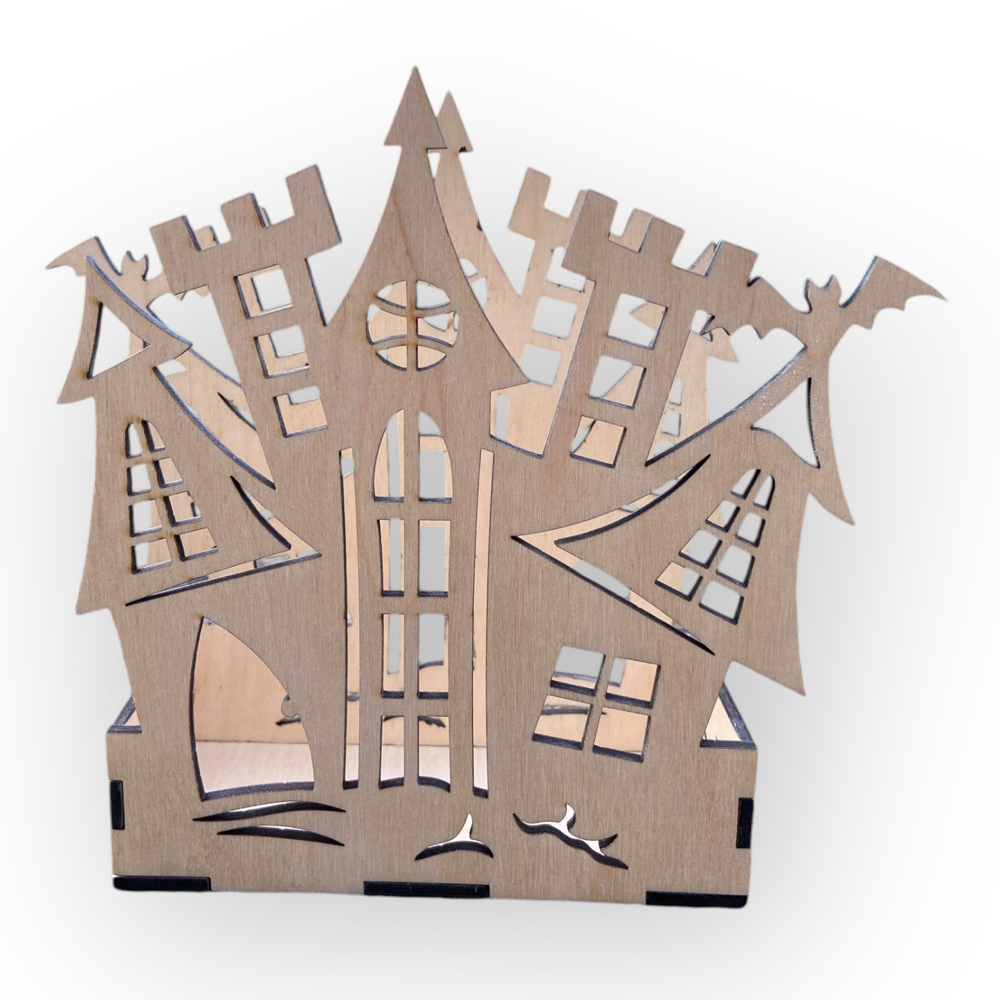 Halloween-Kerzenhalter „Horror Candle“ aus Holz