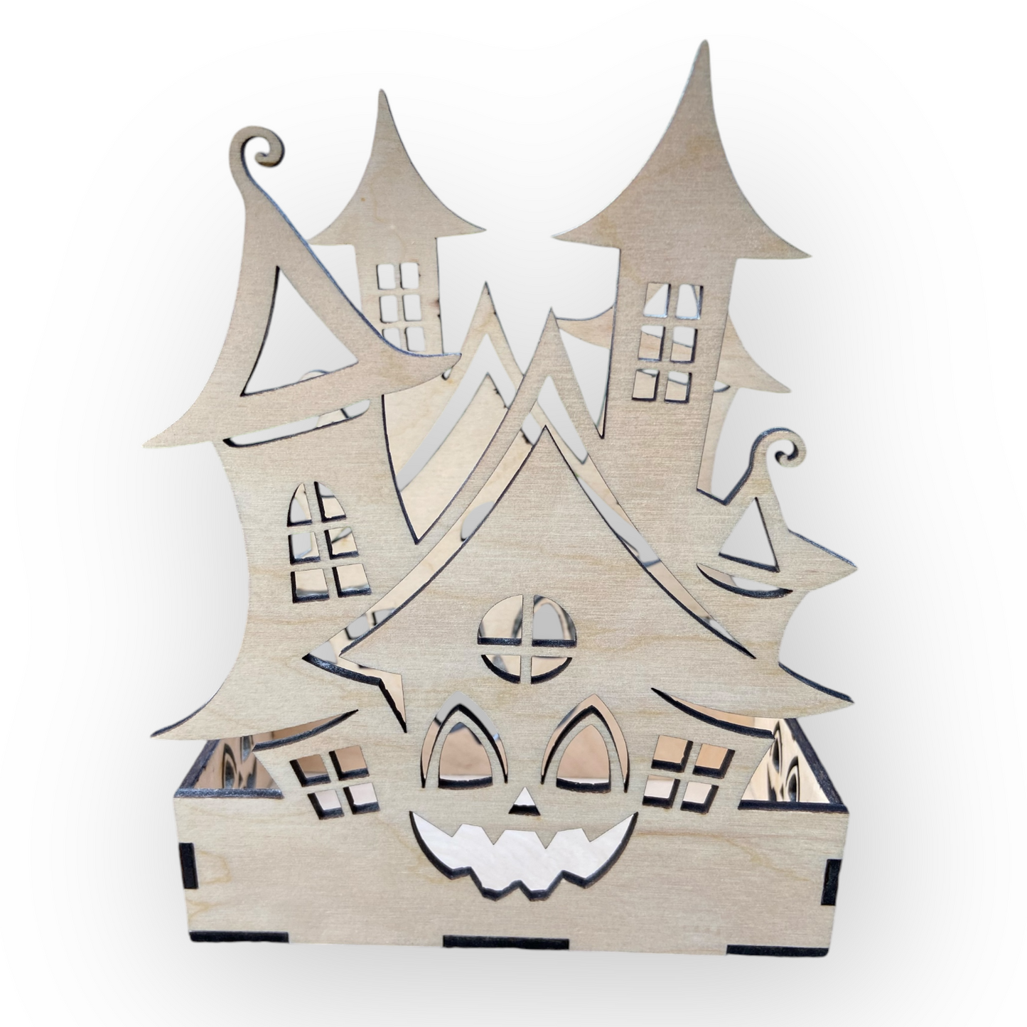 Halloween-Kerzenhalter „Horror Candle“ aus Holz