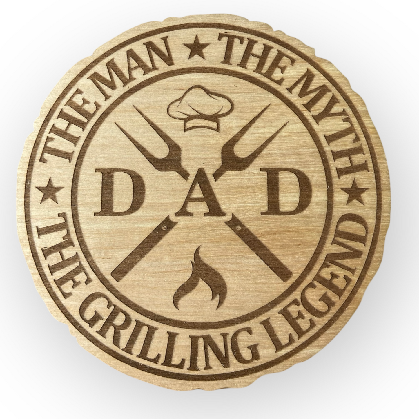 Dad "The Man the Myth the Grilling Legend"