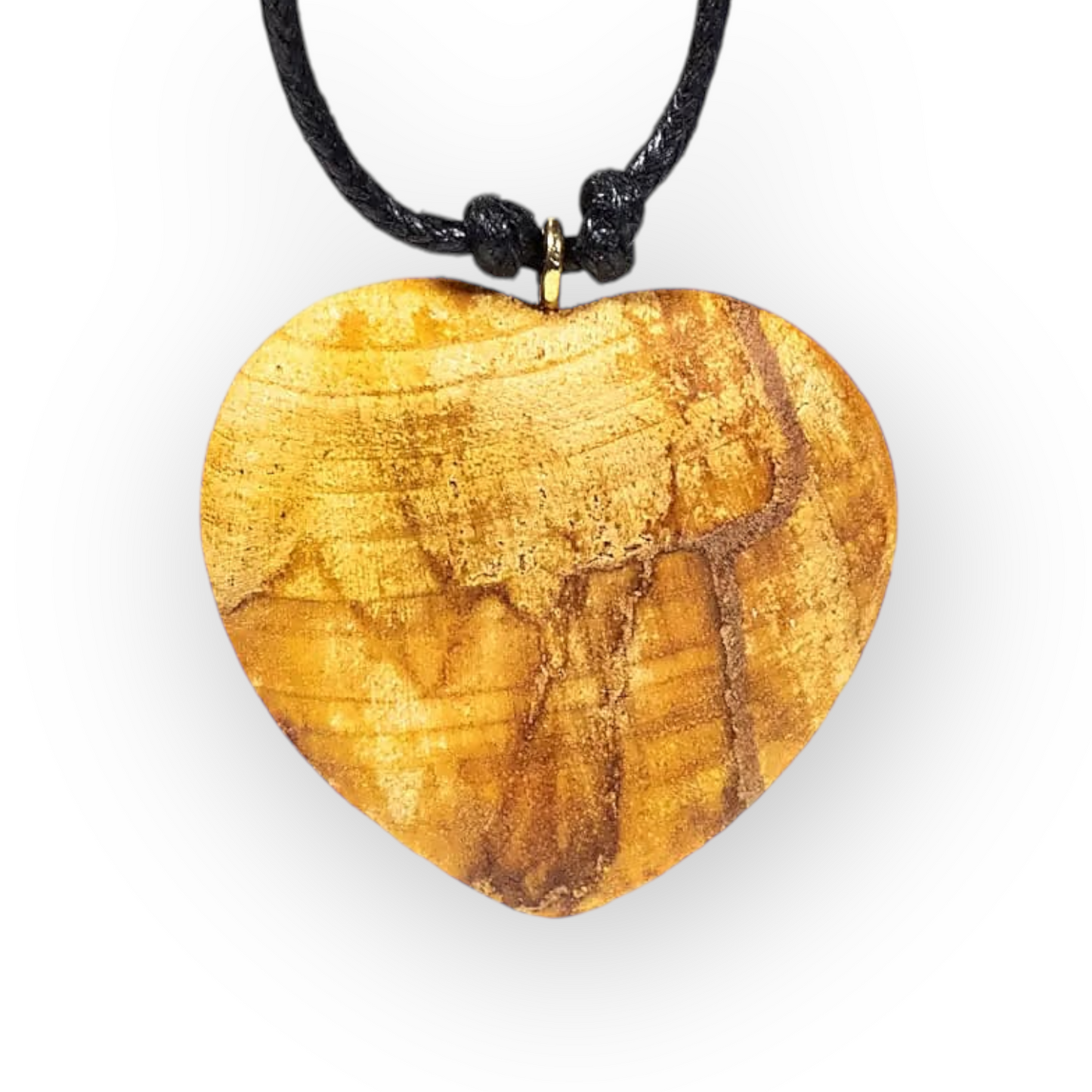 Palo Santo heart necklace