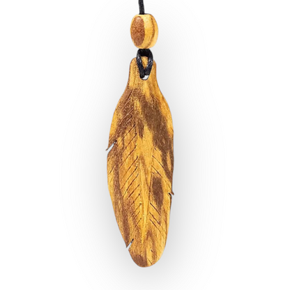 Halsband Palo Santo Fjäder - liten