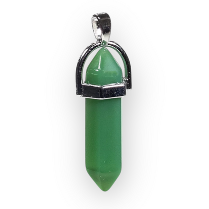Gemstone pendant Aventurine Green