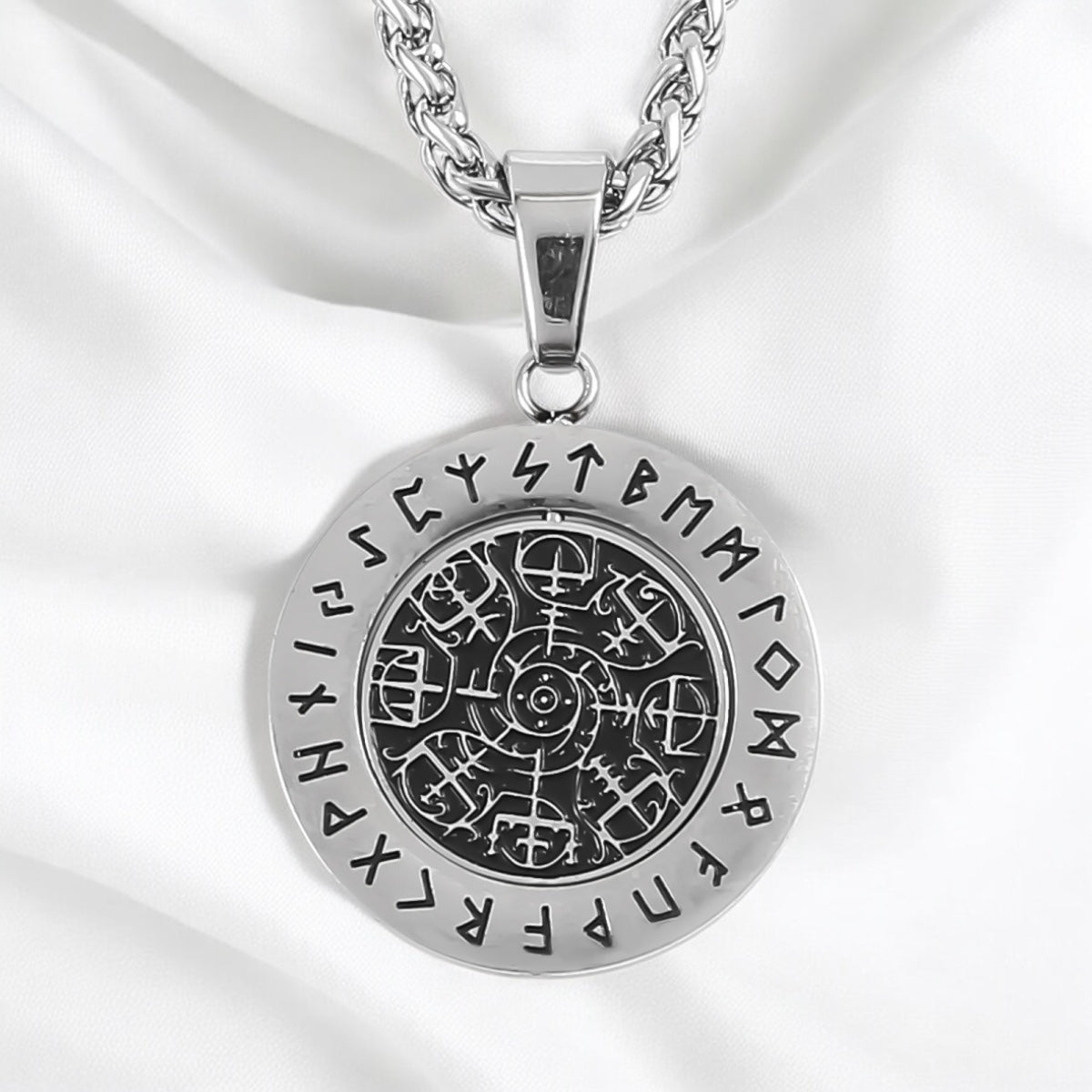 Vegvisir Polished Halsband - Silver