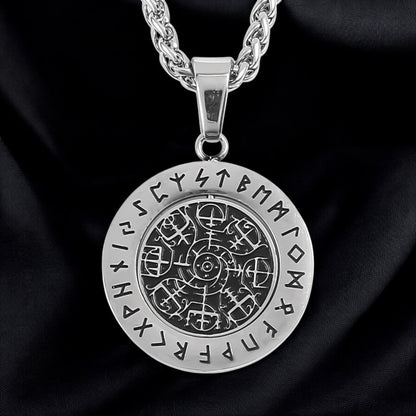 Viking Halsband - Vegvisir Polished