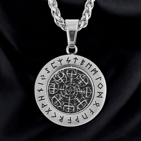 Vegvisir Polished Halsband - Silver