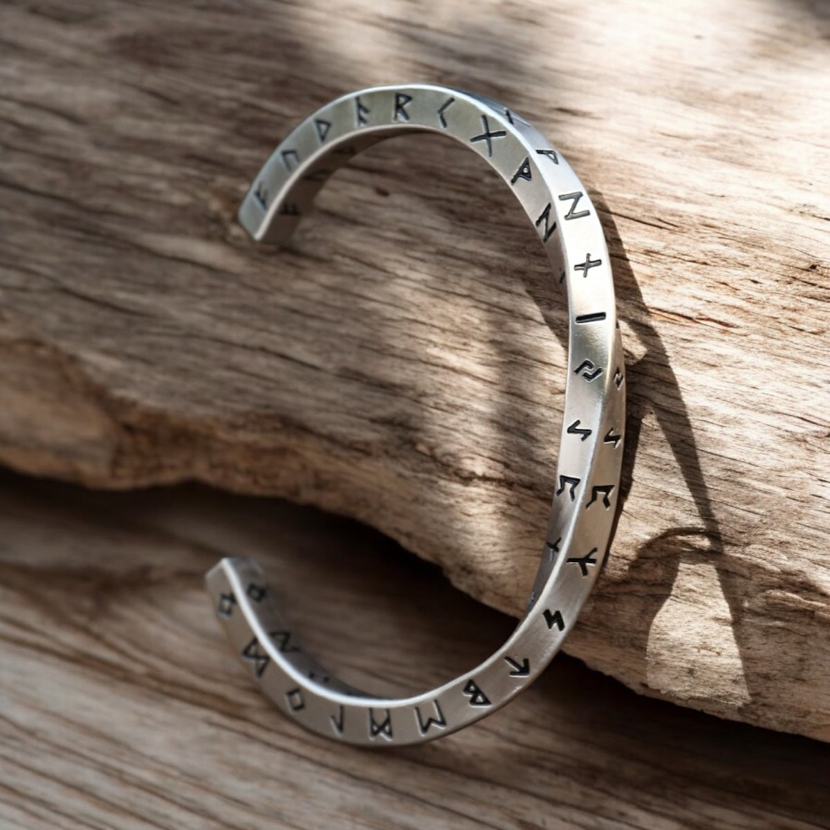 Runen Armreif (Bangle) – 304 Rostfreier Stahl