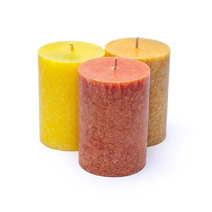 Stearinljus-set "SUNSET" i 3-pack ”Yogi & Yogini"