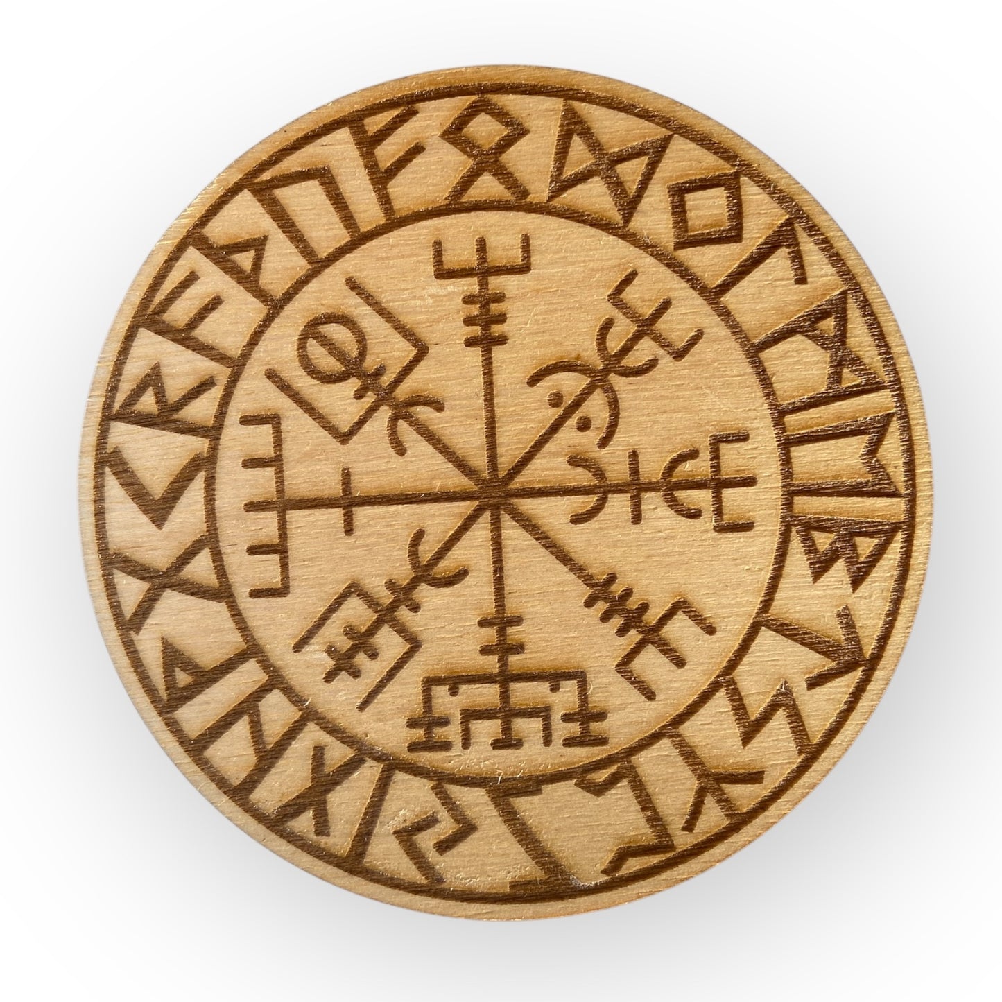 Glasunderlägg "Nordic Rune Coasters“