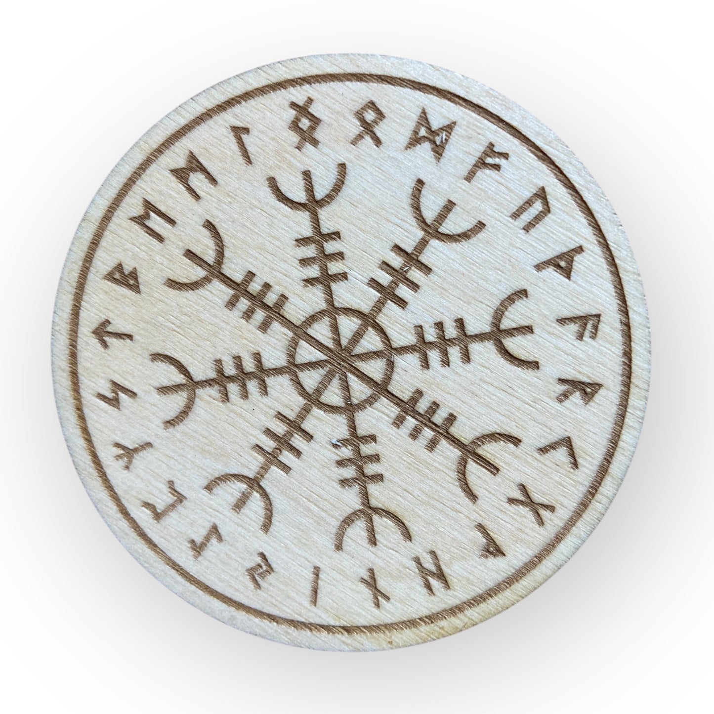Glasunderlägg "Nordic Rune Coasters“