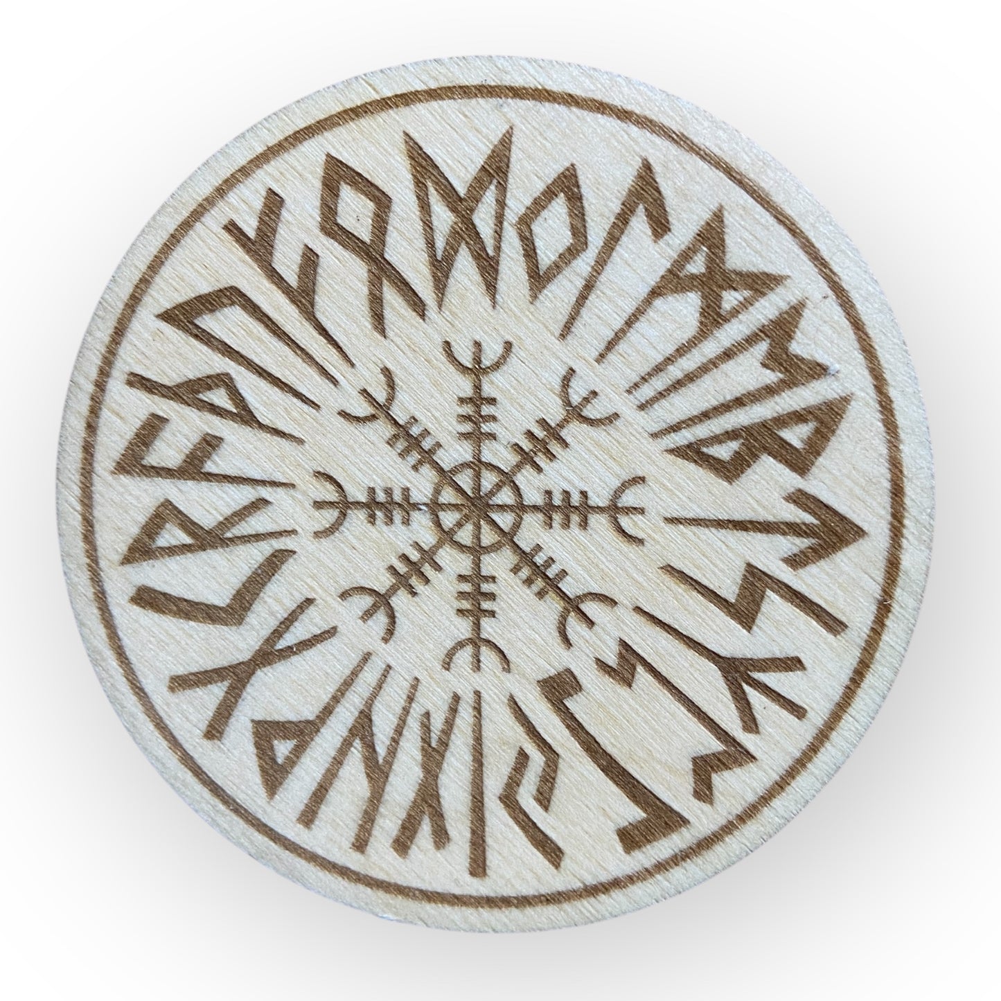 Glasunderlägg "Nordic Rune Coasters“