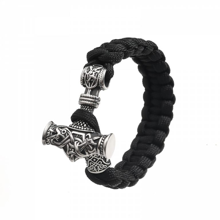 Armband "Mjölner Asgard-Knot" Silver