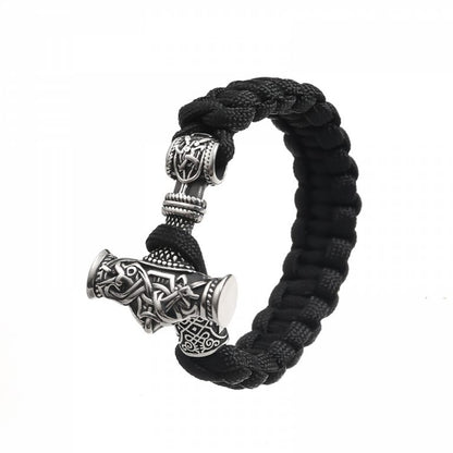 Armband "Mjölner Asgard-Knot" Silver