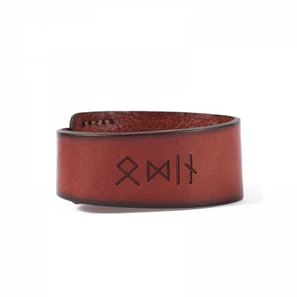 „Odin“ Armband aus Premium-Leder, erhältlich in mehreren Farben