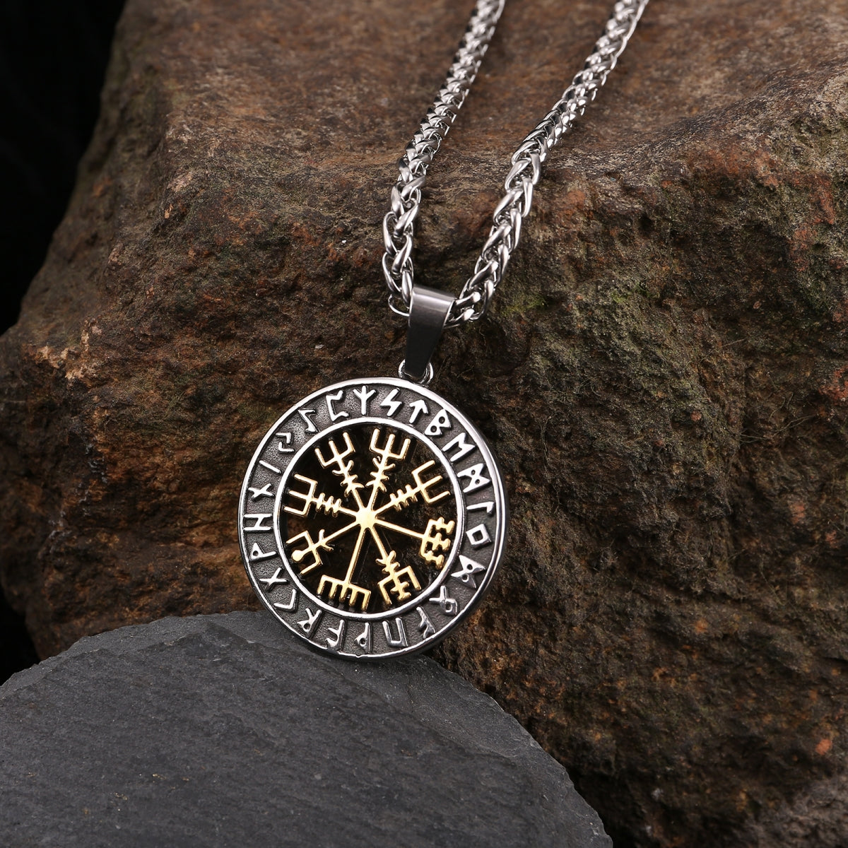 Halsband "Runkompass Vegvisir"