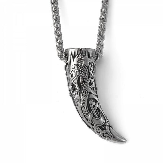 Halsband "Viking Dragon Horn"