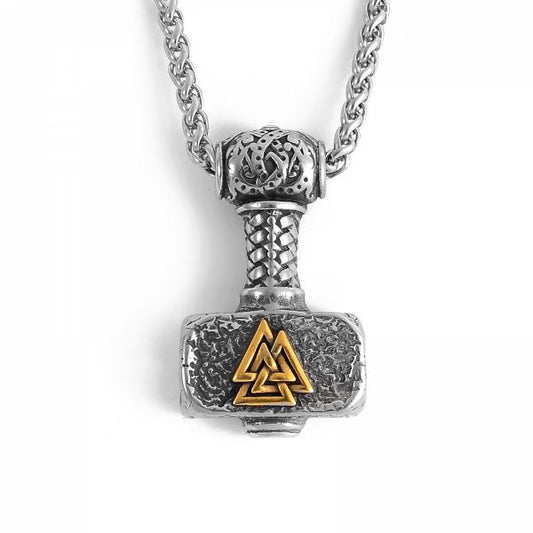 Halsband Mjölnir-Valknut