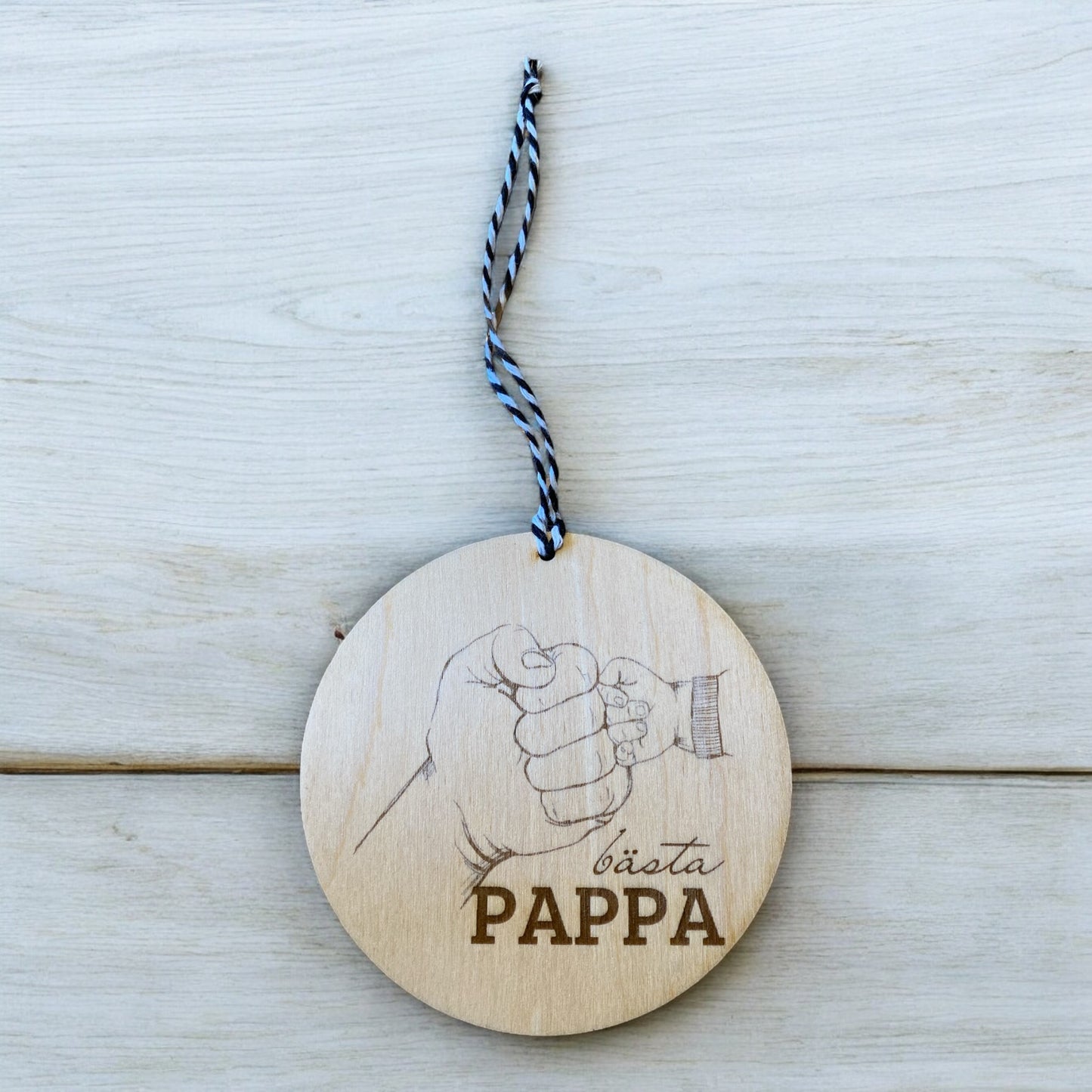 Wandbild "Bester Papa" – Ein besonderes Geschenk für den besten Vater der Welt! 👨‍👧‍👦💖