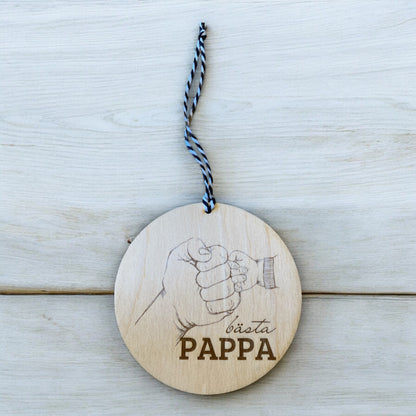 Wandbild "Bester Papa" – Ein besonderes Geschenk für den besten Vater der Welt! 👨‍👧‍👦💖