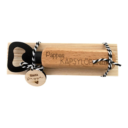 Personligt graverad flasköppnare